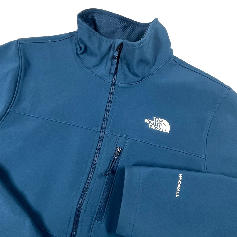 The North Face WindWall Softshell Jacket Womens Medium Blue Apex Bionic NF0A4QYC